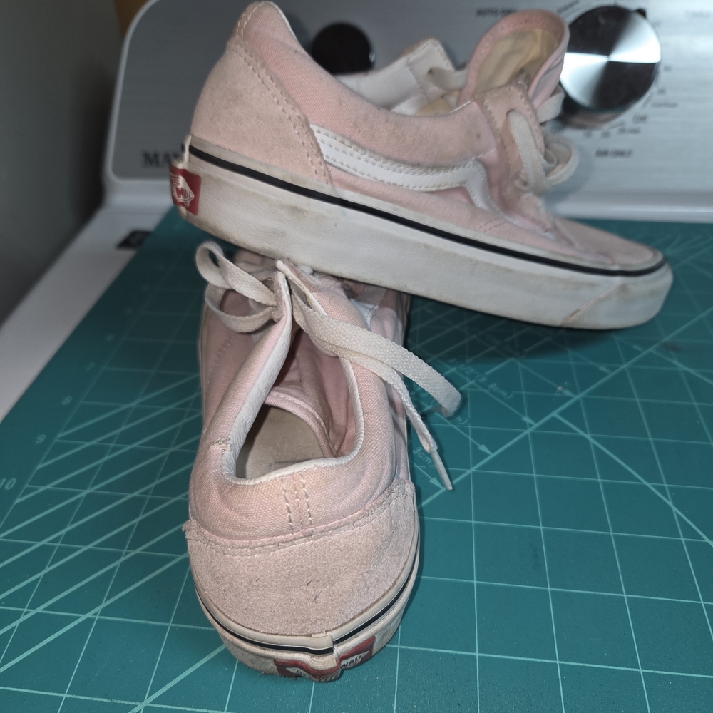 Vans Pink Canvas Sneakers